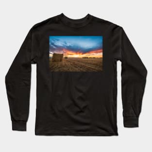 Big Bale Sunset Long Sleeve T-Shirt